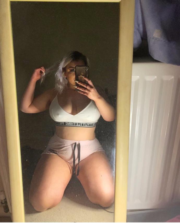 What do you think of these selfies? showing too much skin?