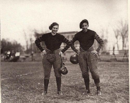 Are you surprised that women played tackle football before the 1950s?