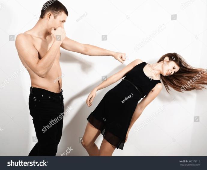 If a girl keeps pushing and hitting a guy !!! Can the guy hit back or