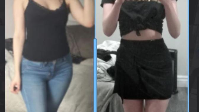 How many lbs does it look like I lost?
