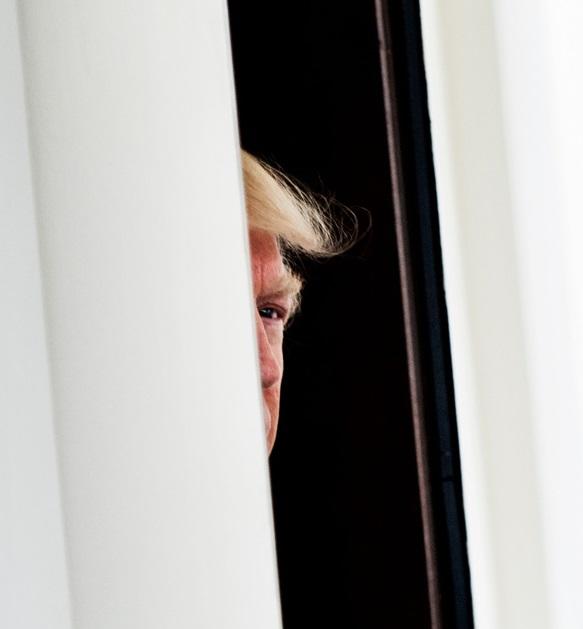 Does it seem like Trump has basically given up and does not want to be president since the job is harder now and Obamas good economy is gone?