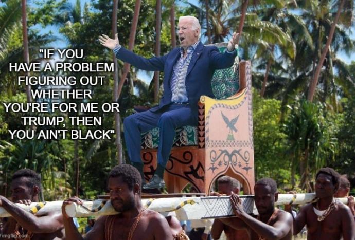 Then told them they were not really black.