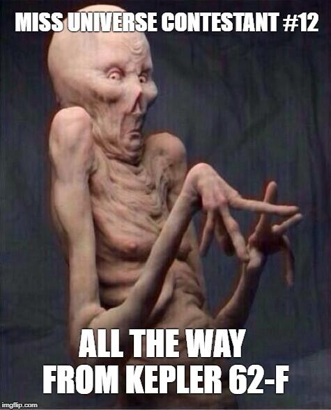 Should Aliens be included in Miss universe pageants?
