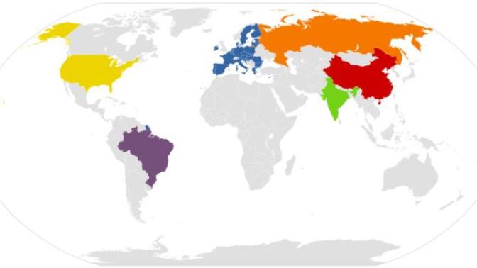 Which is these is the most likely to become the next superpower after the United States?