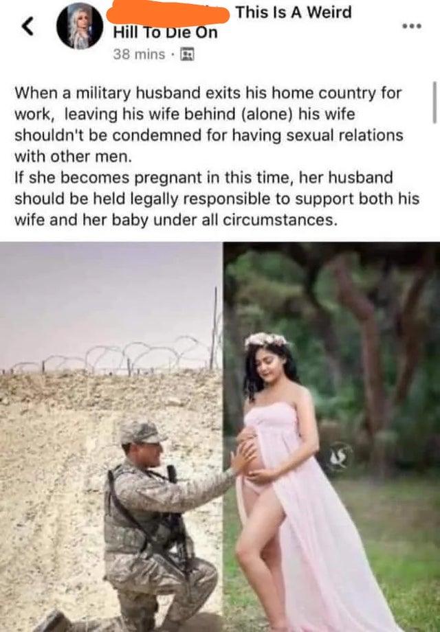 Should military wives/husbands who cheat go unpunished?