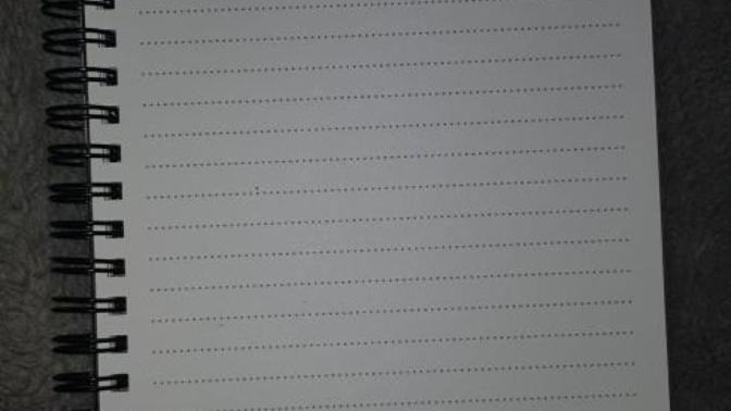 LDR partner gave me a personalized note book but what to write in it?