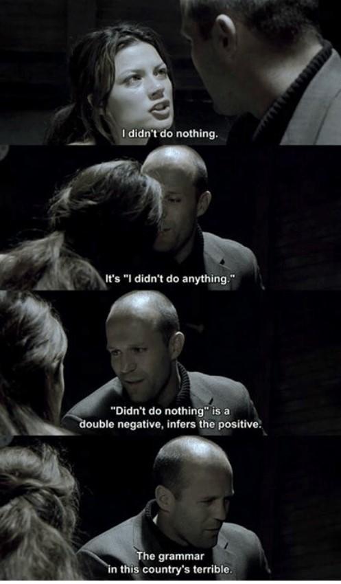 Do you not hate double negative statements?