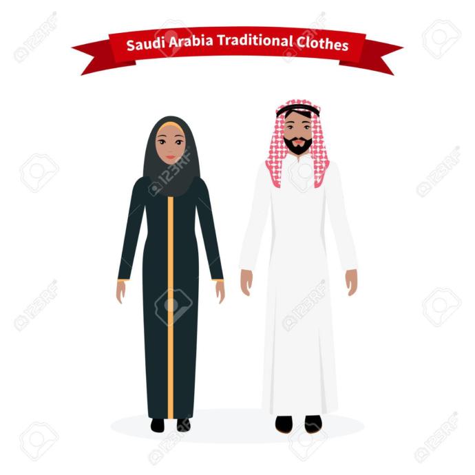 Saudi Muslim clothing