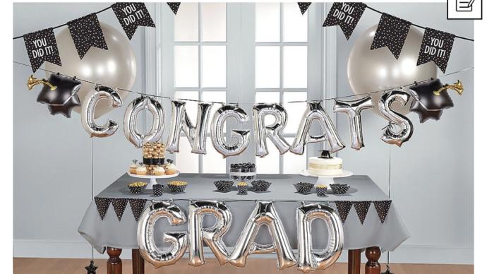 Help me decorate for graduation 🎓 🎈 party, which one should I buy or what color scheme works well?