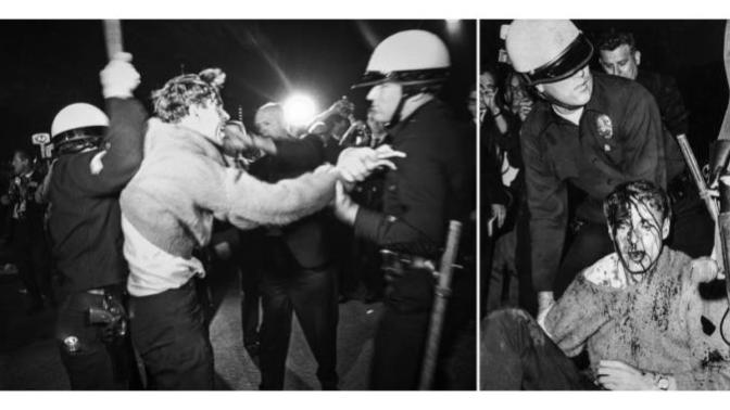Why does media only show on tv when police abuse a black guy?
