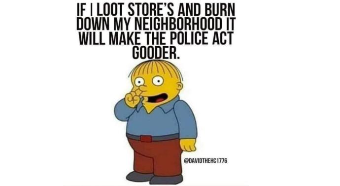 Why when Americans riot they attack other Americans and their businesses?