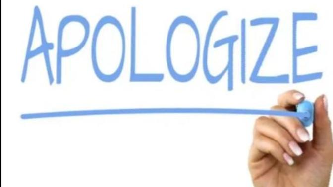 Do You Apologize If You Know You Were Wrong About Something Or Someone?
