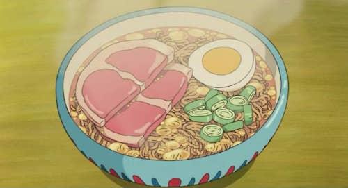 Have you ever seen a meal in an Anime/Cartoon/Animated film that makes you really wish you could try it?