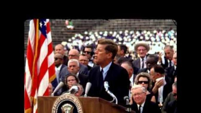 Does Trump think he is JFK with the Space X Launch with his comments?
