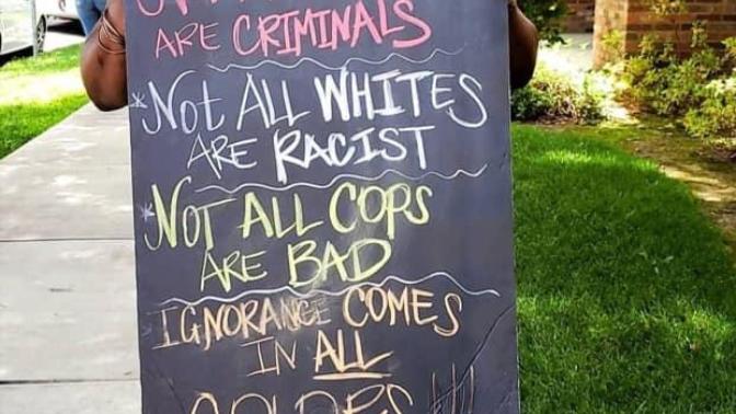 What are your thoughts on this image regarding racism?