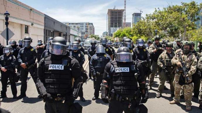 Do you think that they are planning to overthrow the government and turn this country into a police state?