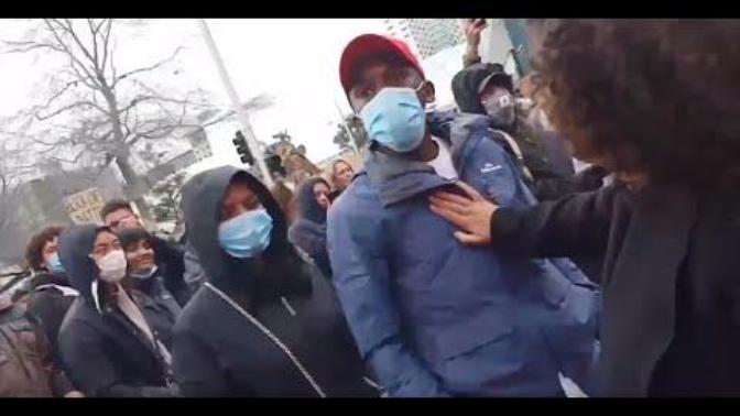 What did you think of the abuse this guy got for wearing a maga hat at a BLM protest @ 6.06?