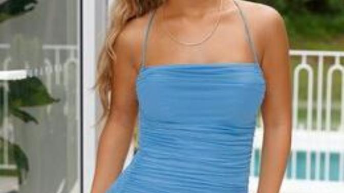 Which style of mini dress is nicer?