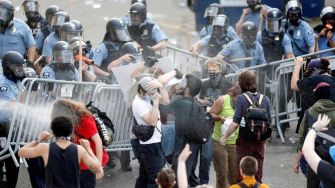 Police are “peace keepers” yet continuously encouraged to do harm & Now soldiers are deployed against their own fellow citizens.. Is this Democracy?