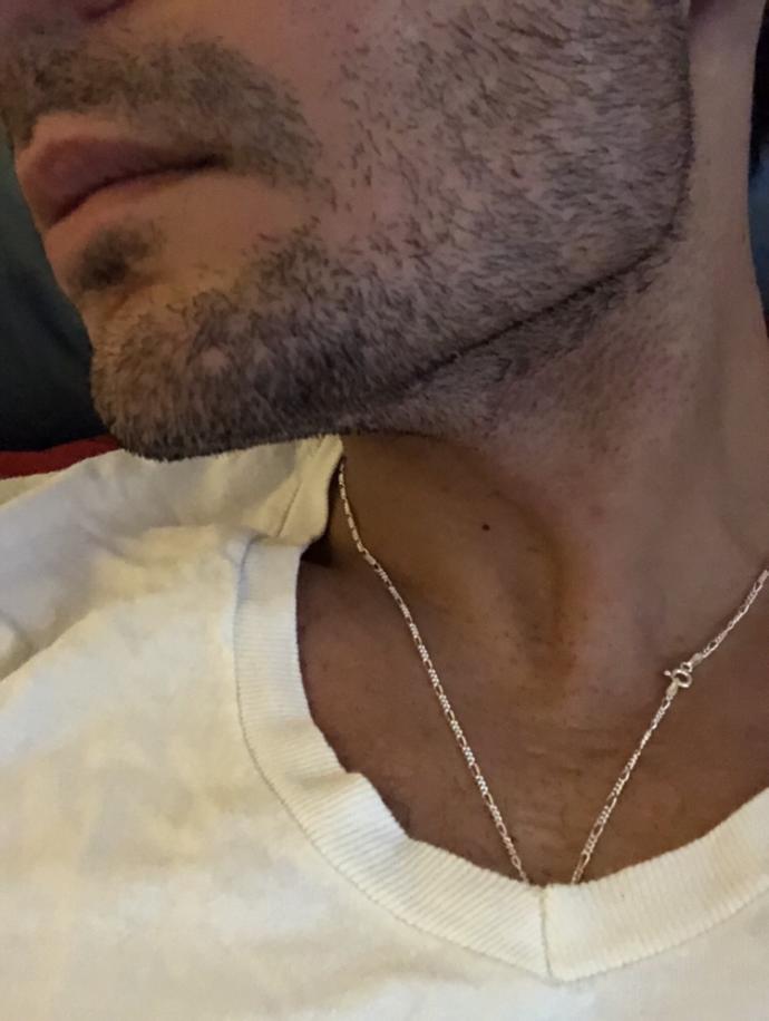 Which do you prefer for a man? A silver necklace or a golden one?