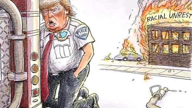 All four former U. S. presidents support black lives matter protesters but Trump doesn't? Why?