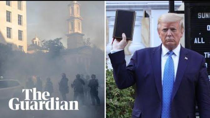 Your thoughts on dumb, fat-ass trump, holding a random Bible upside down and how amazingly wonderful, he must feel in making "America Great Again"?