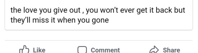 Do you think my ex boyfriend Facebook post is about me, his ex girlfriend or people in general?