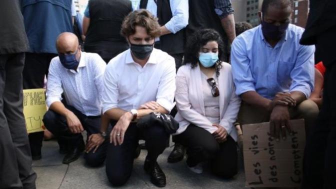 What do you think of Trudeau's recent antics regarding BLM?