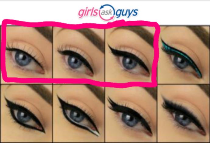 Which eyeliner do you find most attractive for casual?