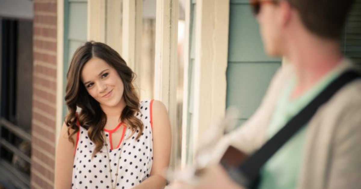 When you see someone for the first time and you make eye contact and