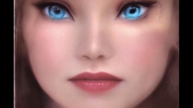 Does she look creepy?