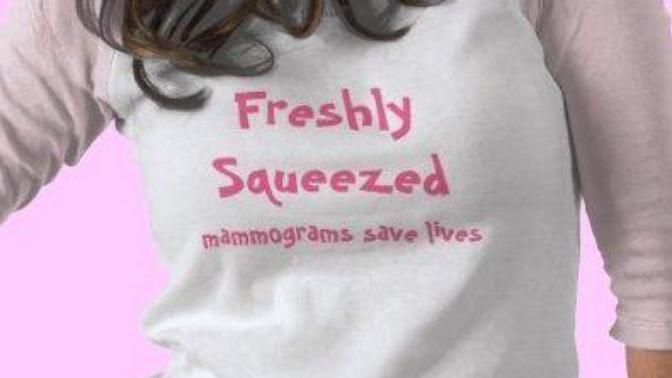 Girls, what's your favorite euphemism for getting a mammogram, getting your boobs:?