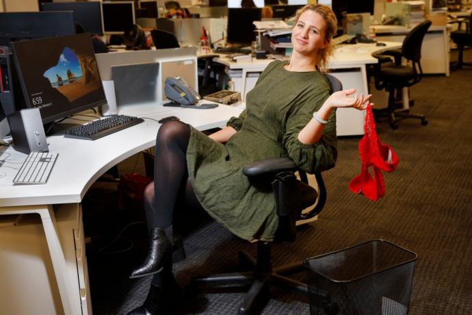 What are your thoughts on going braless at work?