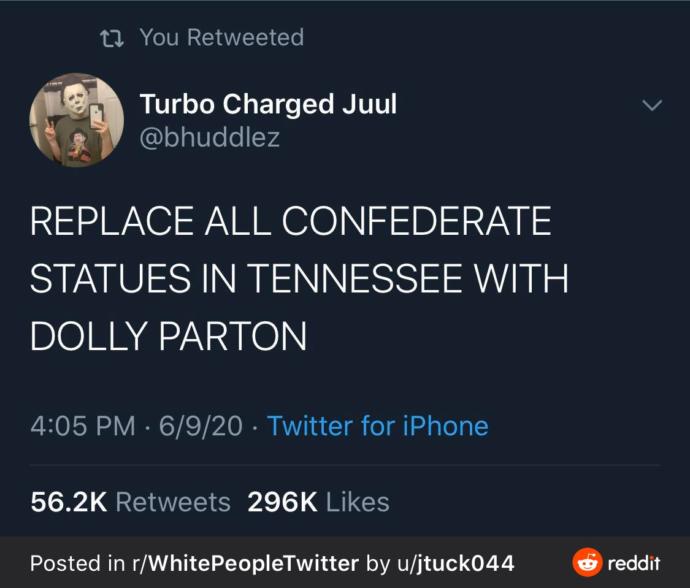 Who would you choose to replace the confederate statues in your state?