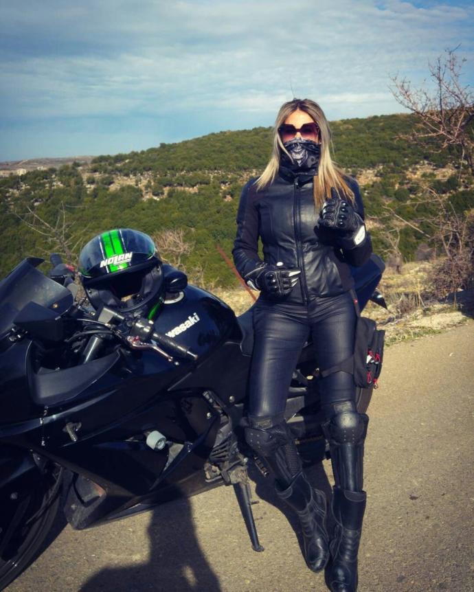 Is one of the reason why biker girls look badass and sexy because they wear leather?