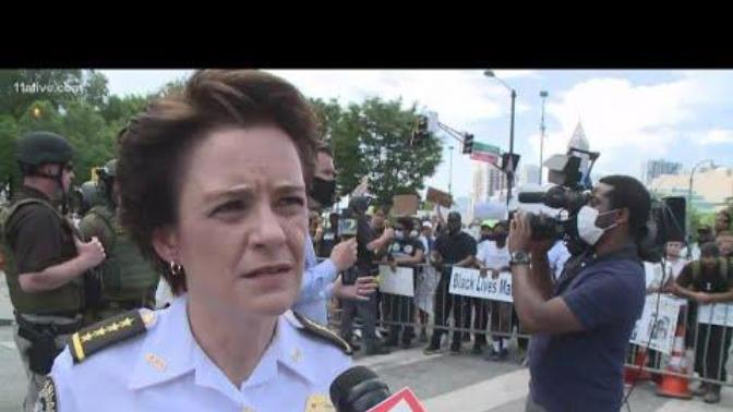 Do you support the Police going on strike and protesting and rules are established that protect their interests?