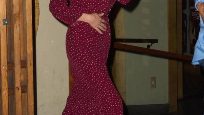 Which of these dresses and heels that these women are wearing is the best?