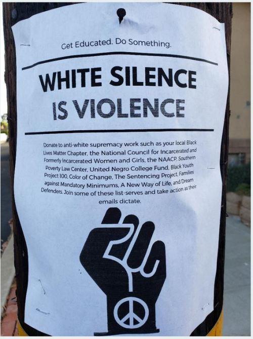 Silence is violence/silence is complicity agree or disagree?
