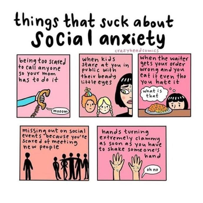 Would you date someone who suffers from social anxiety?