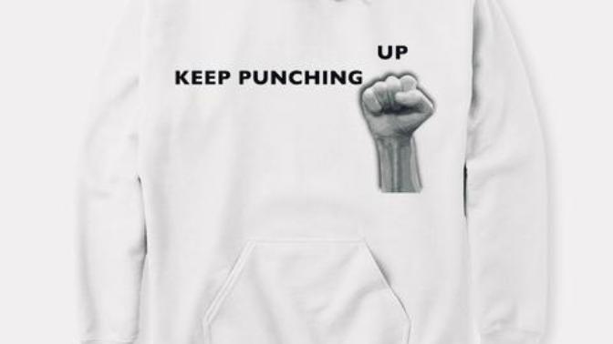 Which color scheme is better for this sweat shirt : black/ white OR white/ black?