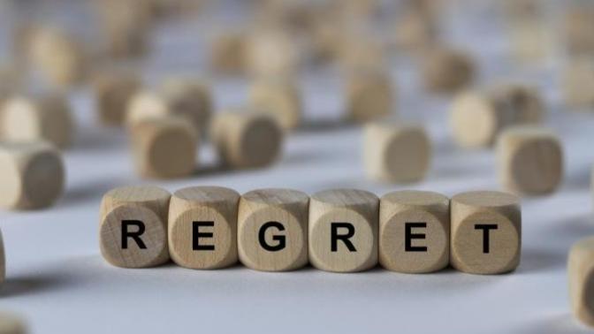 What’s one thing you regret in your life?