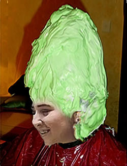 The pie head I was turned into