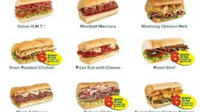 What kind of sandwich do you get from subway?