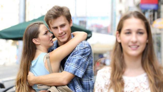 Is it normal for taken men to check out other women?