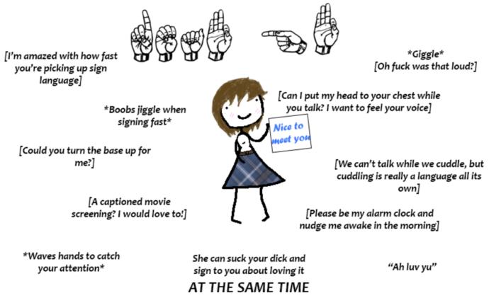 Would you ever date someone who's deaf?