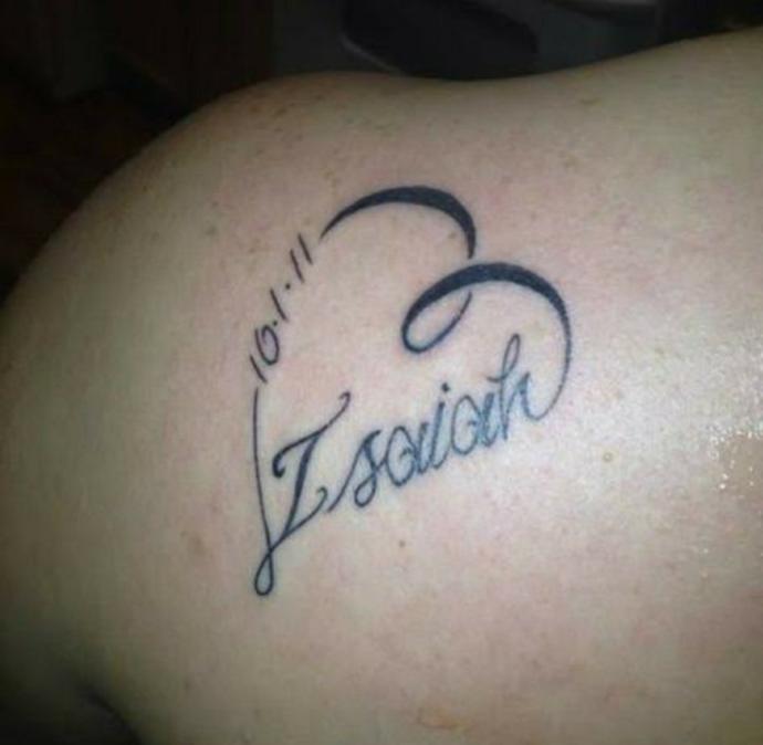 Would you get a tattoo of your childrens name?