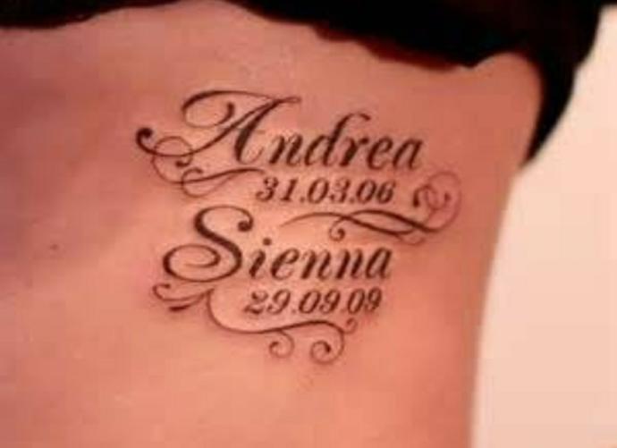 Would you get a tattoo of your childrens name?