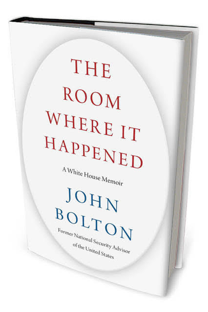 Are you going to get The Room Where It Happened by John Bolton?