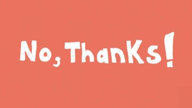 Would you thank someone who didn't deserve it?