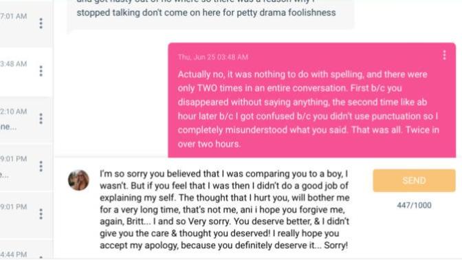 One of my friends from GAG? was offended by me, and B4 I could offer an apology, she unfollowed me? Would you forgive someone who apologized to you?
